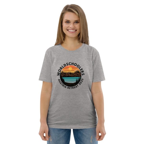 Austria 2025 | Landscape logo - Black Font | Unisex organic cotton t-shirt