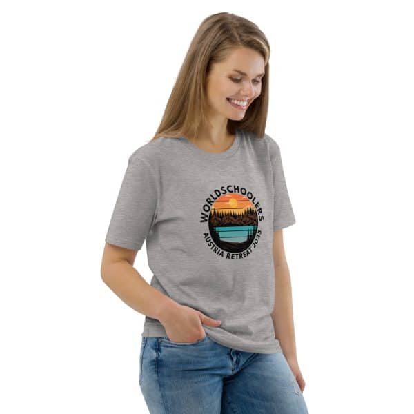 Austria 2025 | Landscape logo - Black Font | Unisex organic cotton t-shirt