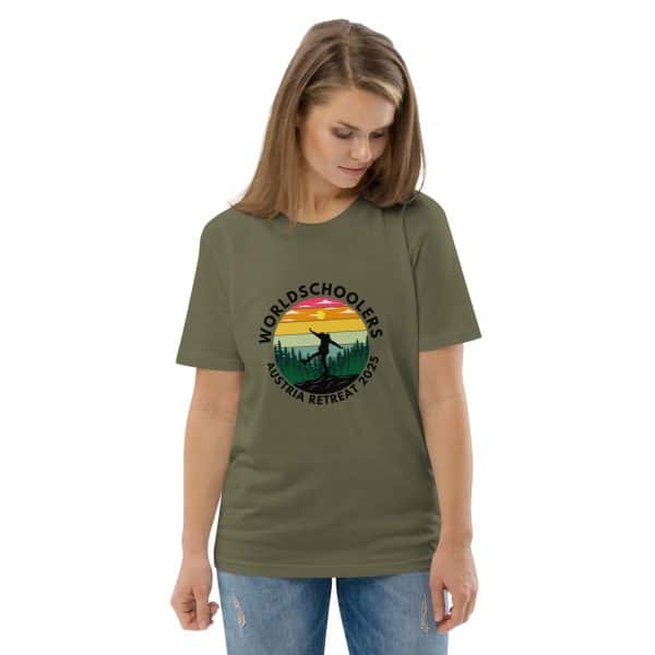 Austria 2025 | Official Kicking logo - Black Font | Unisex organic cotton t-shirt