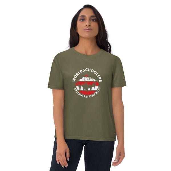 Austria 2025 |  Official Red logo - White Font | Unisex organic cotton t-shirt