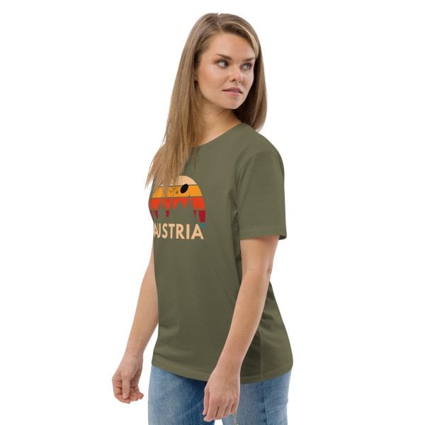 Austria 2025 | Forest and birds logo | Unisex organic cotton t-shirt