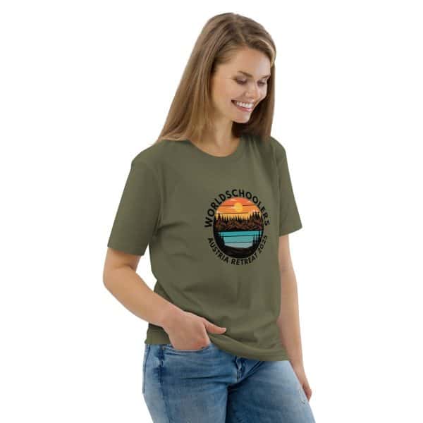 Austria 2025 | Landscape logo - Black Font | Unisex organic cotton t-shirt