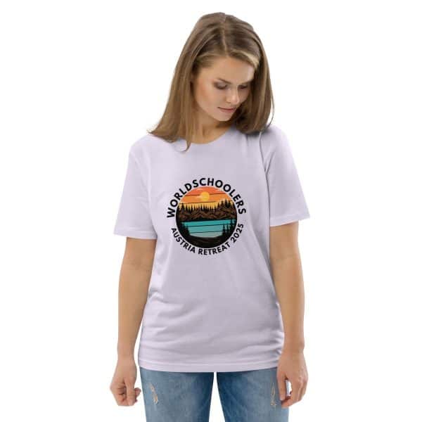 Austria 2025 | Landscape logo - Black Font | Unisex organic cotton t-shirt