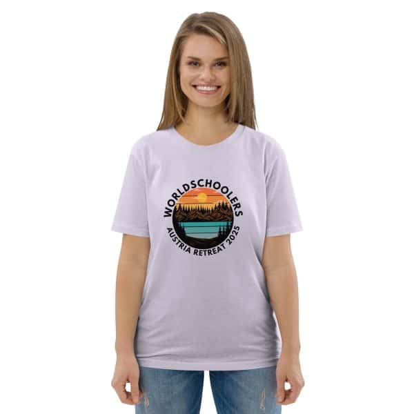 Austria 2025 | Landscape logo - Black Font | Unisex organic cotton t-shirt