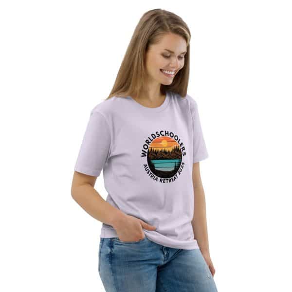 Austria 2025 | Landscape logo - Black Font | Unisex organic cotton t-shirt