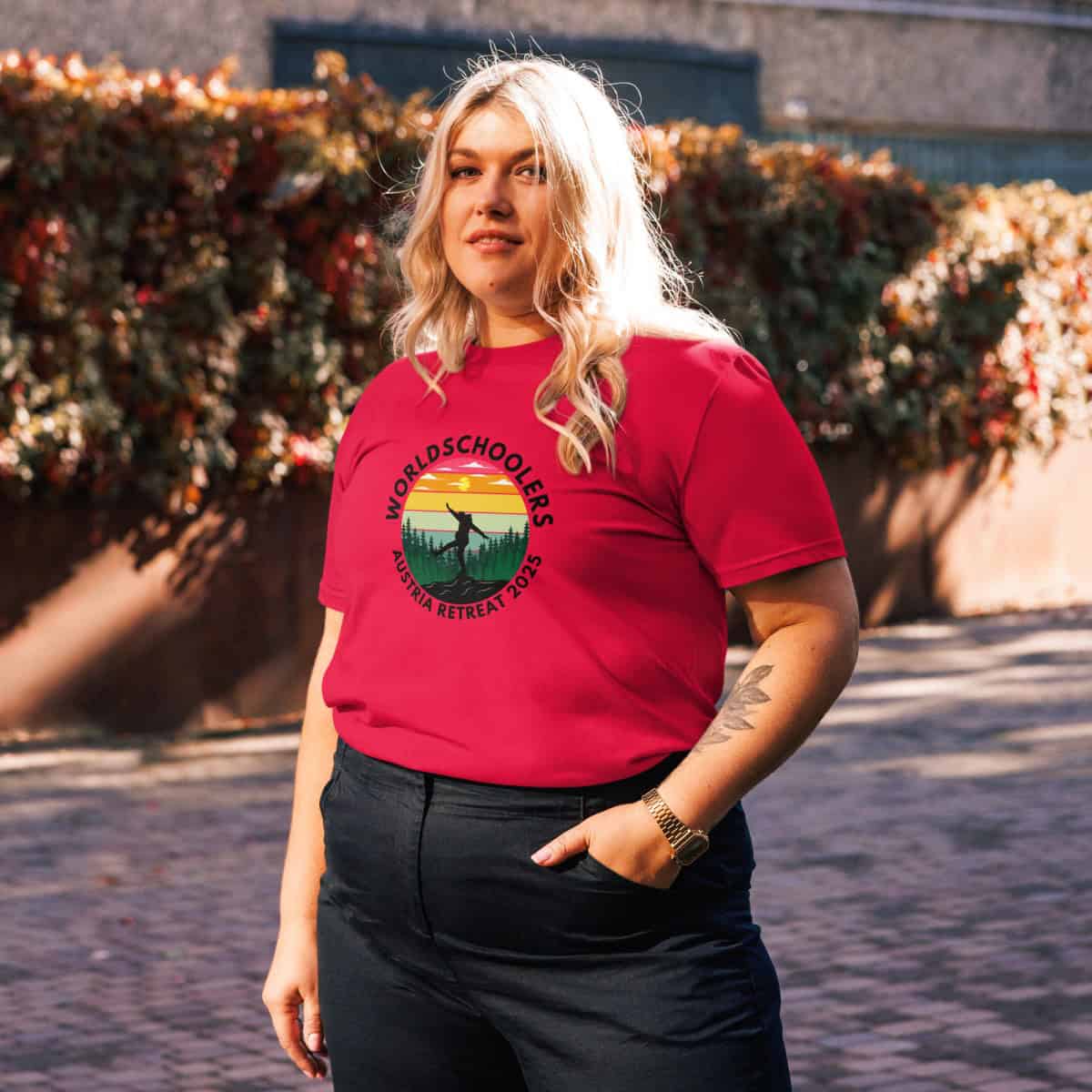 Austria 2025 | Official Kicking logo - Black Font | Unisex organic cotton t-shirt