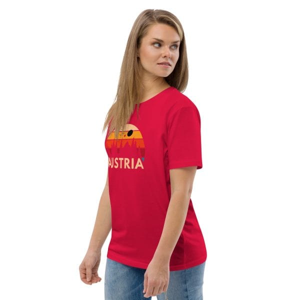 Austria 2025 | Forest and birds logo | Unisex organic cotton t-shirt
