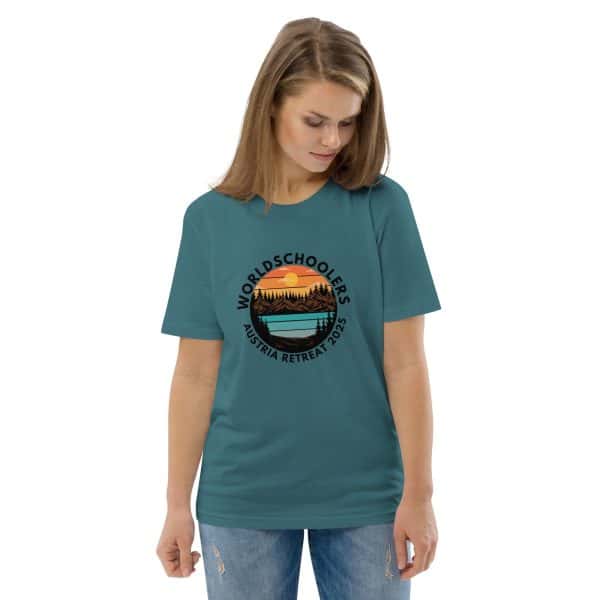 Austria 2025 | Landscape logo - Black Font | Unisex organic cotton t-shirt