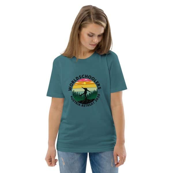 Austria 2025 | Official Kicking logo - Black Font | Unisex organic cotton t-shirt