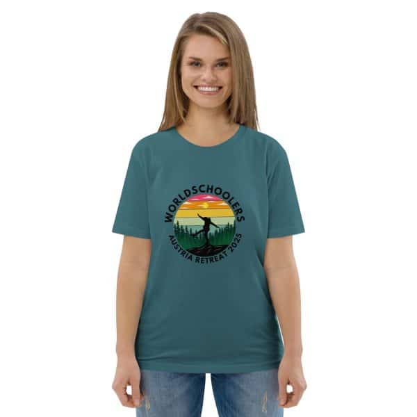 Austria 2025 | Official Kicking logo - Black Font | Unisex organic cotton t-shirt