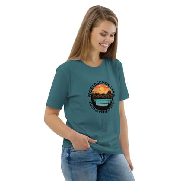 Austria 2025 | Landscape logo - Black Font | Unisex organic cotton t-shirt
