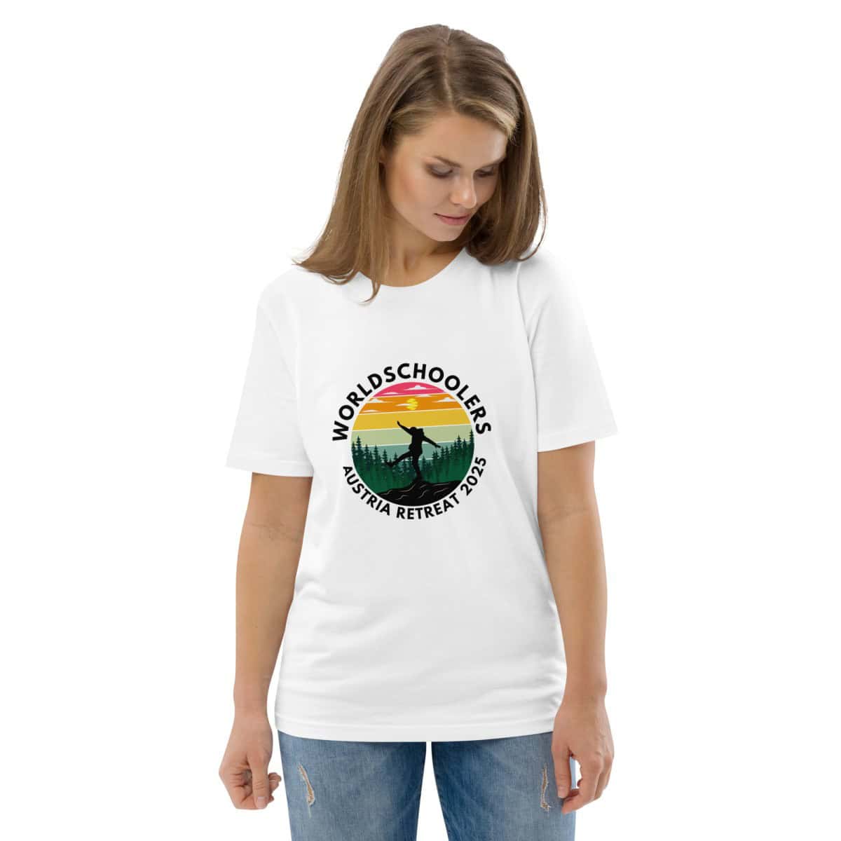 Austria 2025 | Official Kicking logo - Black Font | Unisex organic cotton t-shirt