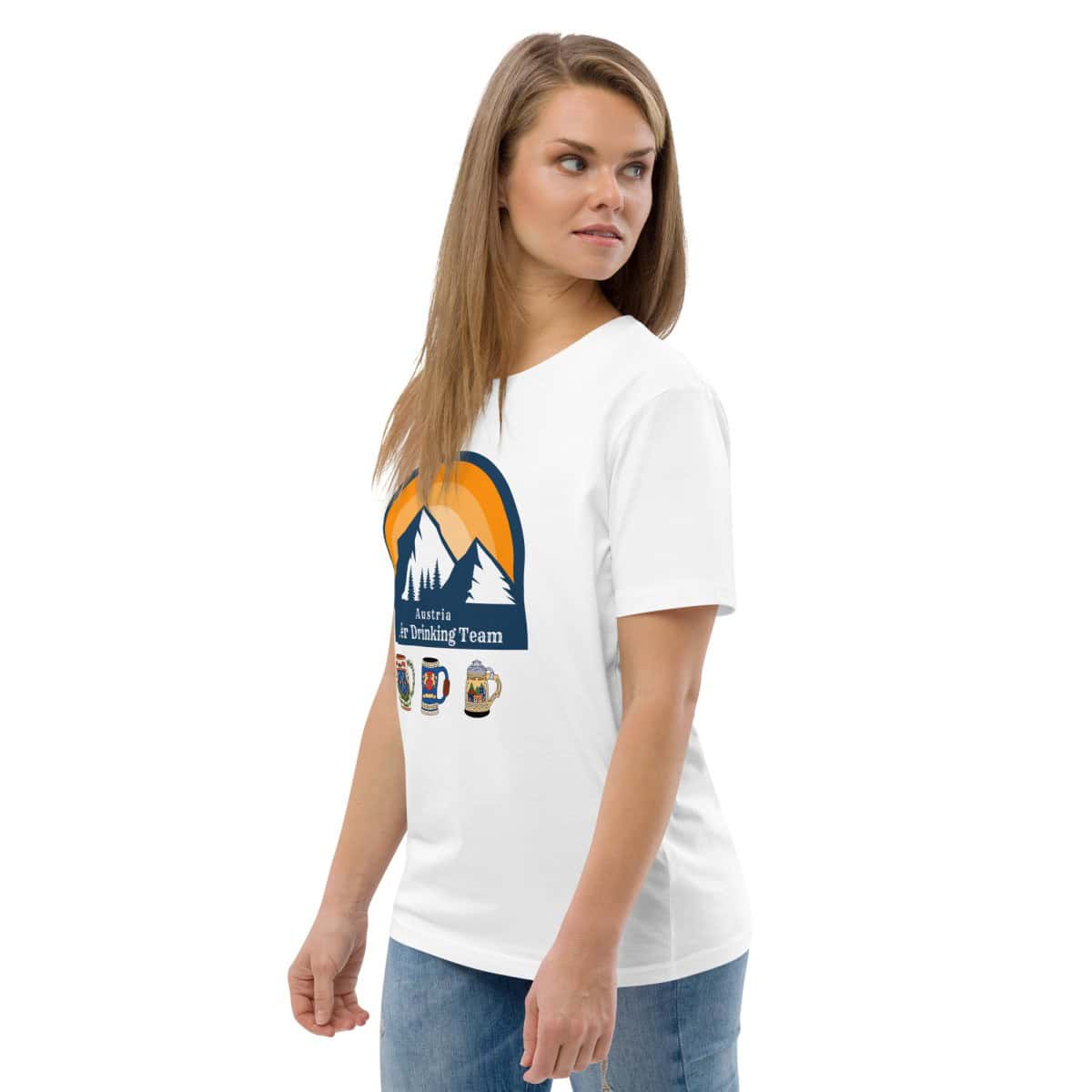 Austria 2025 | Beer Drinking Team | Unisex organic cotton t-shirt