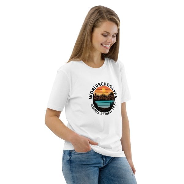 Austria 2025 | Landscape logo - Black Font | Unisex organic cotton t-shirt