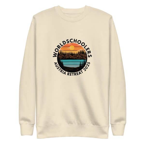 Austria 2025 | Landscape logo - Black Font | Unisex Premium Sweatshirt