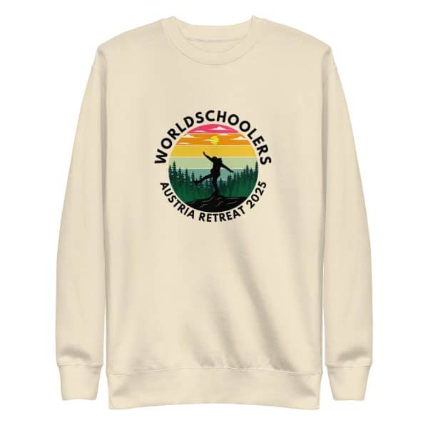 Austria 2025 | Official Kicking logo - Black Font |  Premium Sweatshirt