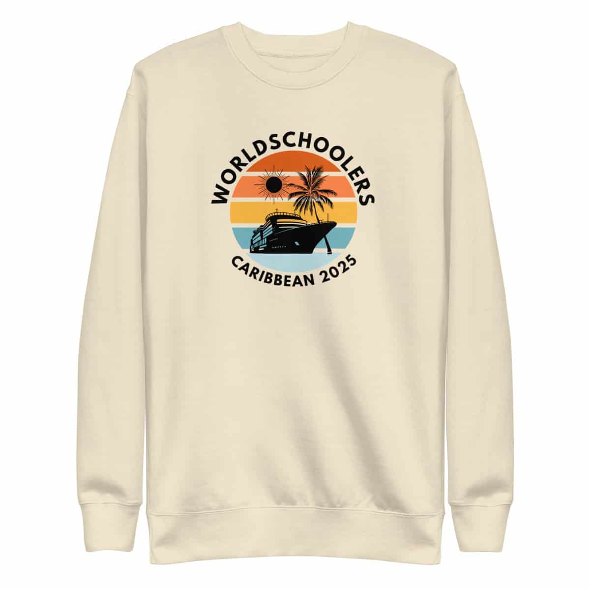 Caribbean 2025 | Black Font | Unisex Premium Sweatshirt