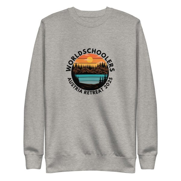 Austria 2025 | Landscape logo - Black Font | Unisex Premium Sweatshirt