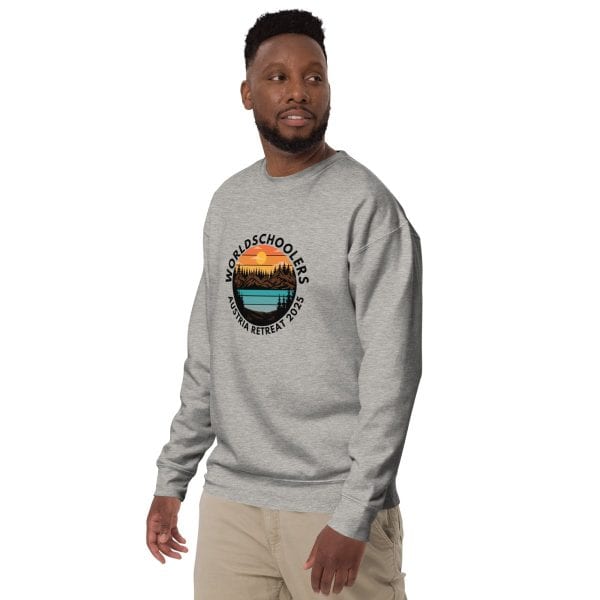 Austria 2025 | Landscape logo - Black Font | Unisex Premium Sweatshirt
