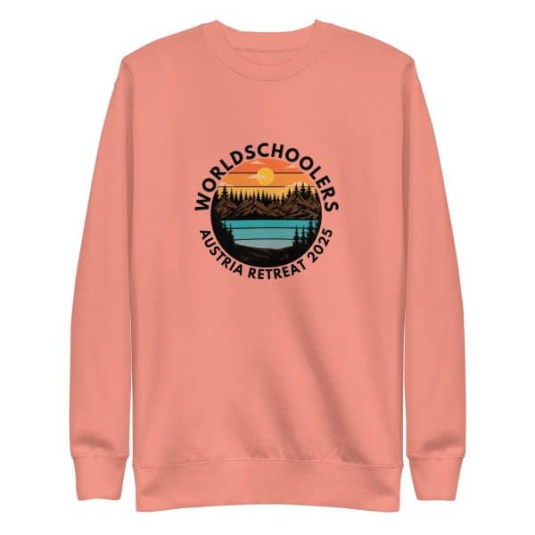 Austria 2025 | Landscape logo - Black Font | Unisex Premium Sweatshirt