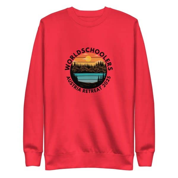 Austria 2025 | Landscape logo - Black Font | Unisex Premium Sweatshirt