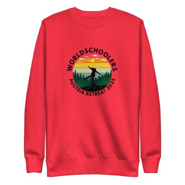 Austria 2025 | Official Kicking logo - Black Font |  Premium Sweatshirt