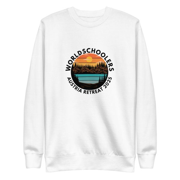 Austria 2025 | Landscape logo - Black Font | Unisex Premium Sweatshirt