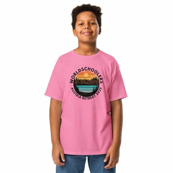 Austria 2025 | Landscape logo - Black Font | Youth classic tee