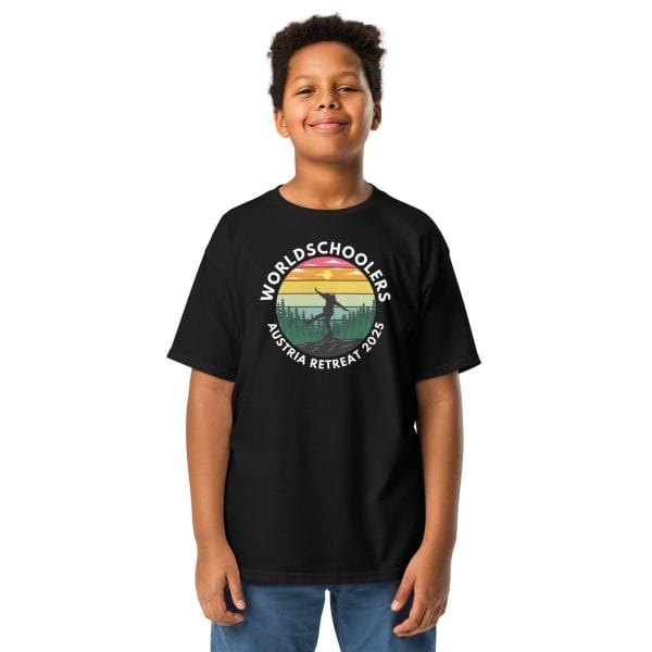 Austria 2025 |Official Kicking logo - White Font | Youth classic tee