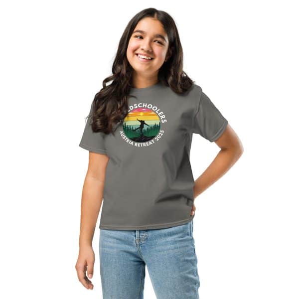 Austria 2025 |Official Kicking logo - White Font | Youth classic tee
