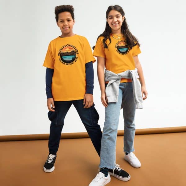 Austria 2025 | Landscape logo - Black Font | Youth classic tee