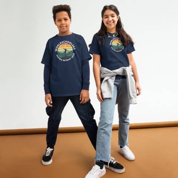 Austria 2025 |Official Kicking logo - White Font | Youth classic tee