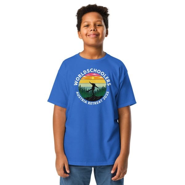 Austria 2025 |Official Kicking logo - White Font | Youth classic tee