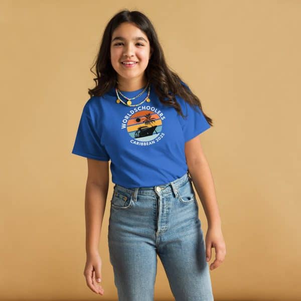 Caribbean 2025 | White Font | Youth classic tee