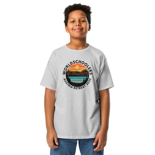 Austria 2025 | Landscape logo - Black Font | Youth classic tee