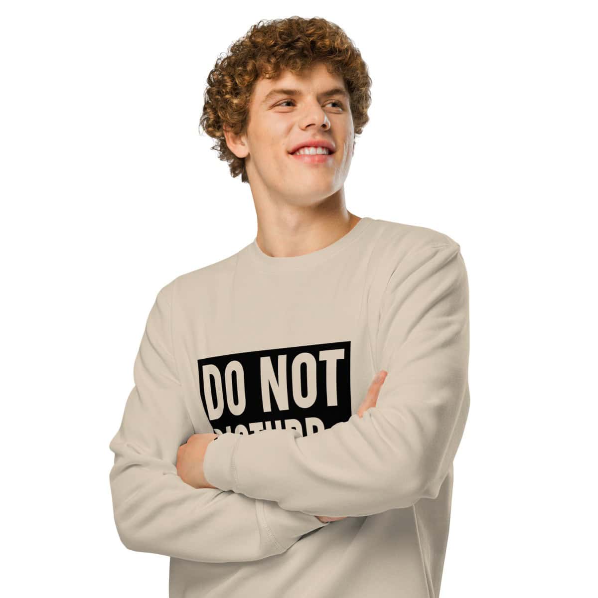 Do Not Disturb | Unisex organic mid-weight sweatshirt