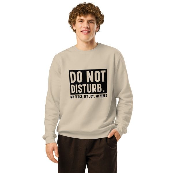Do Not Disturb | Unisex organic mid-weight sweatshirt