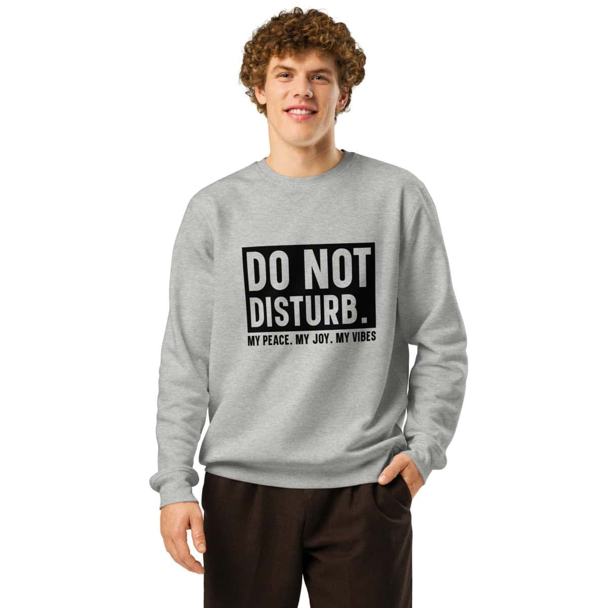 Do Not Disturb | Unisex organic mid-weight sweatshirt