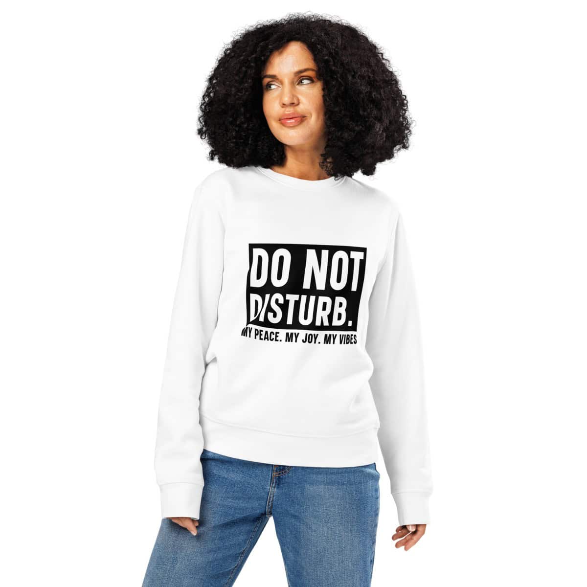 Do Not Disturb | Unisex organic mid-weight sweatshirt