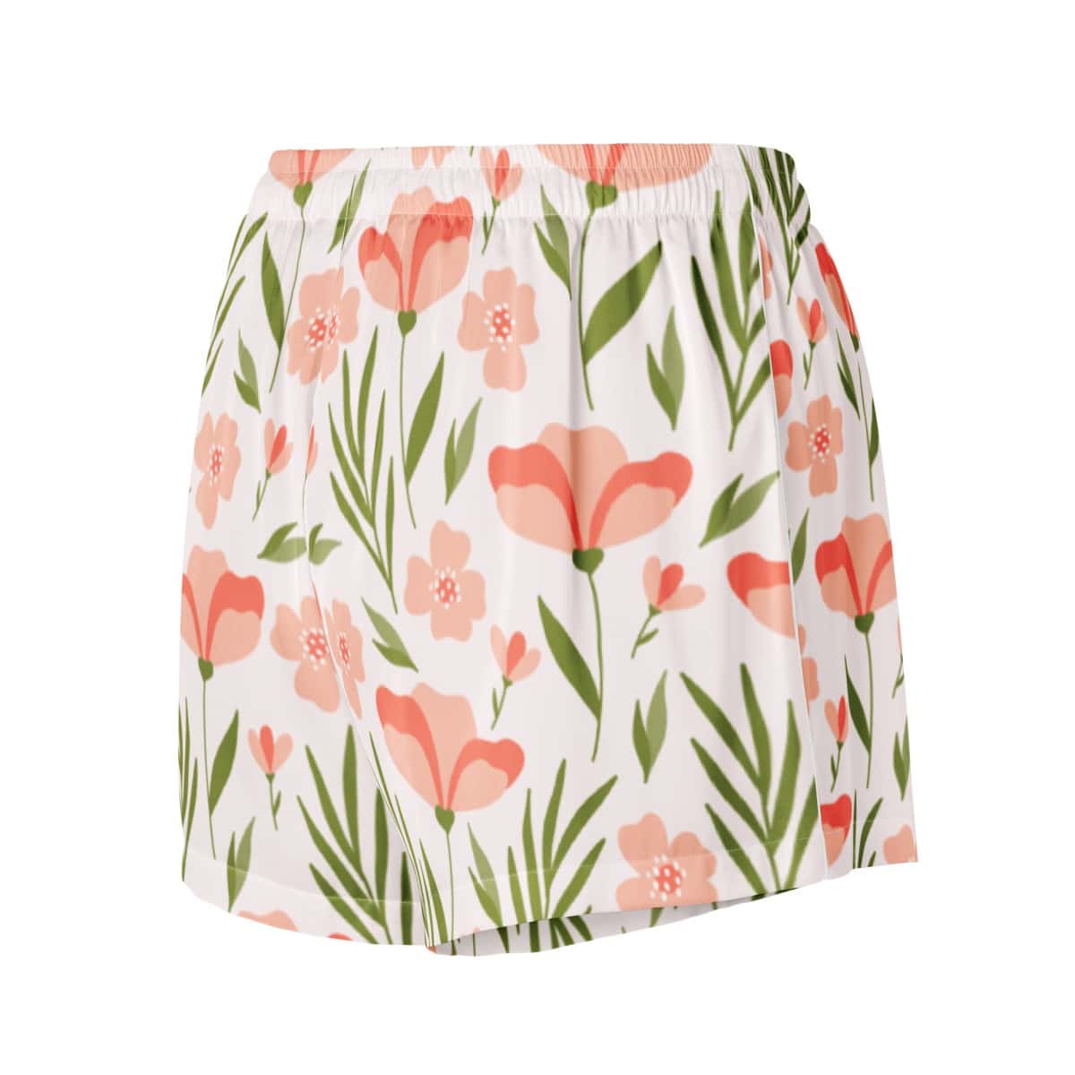 Pink Flowers - Women’s pajama shorts