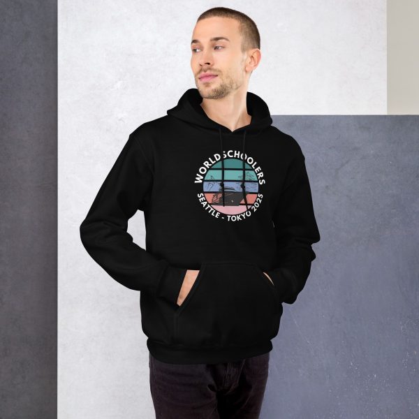 Unisex Hoodie | White font | Seattle-Tokyo