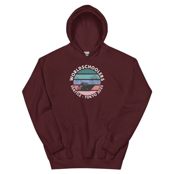 Unisex Hoodie | White font | Seattle-Tokyo