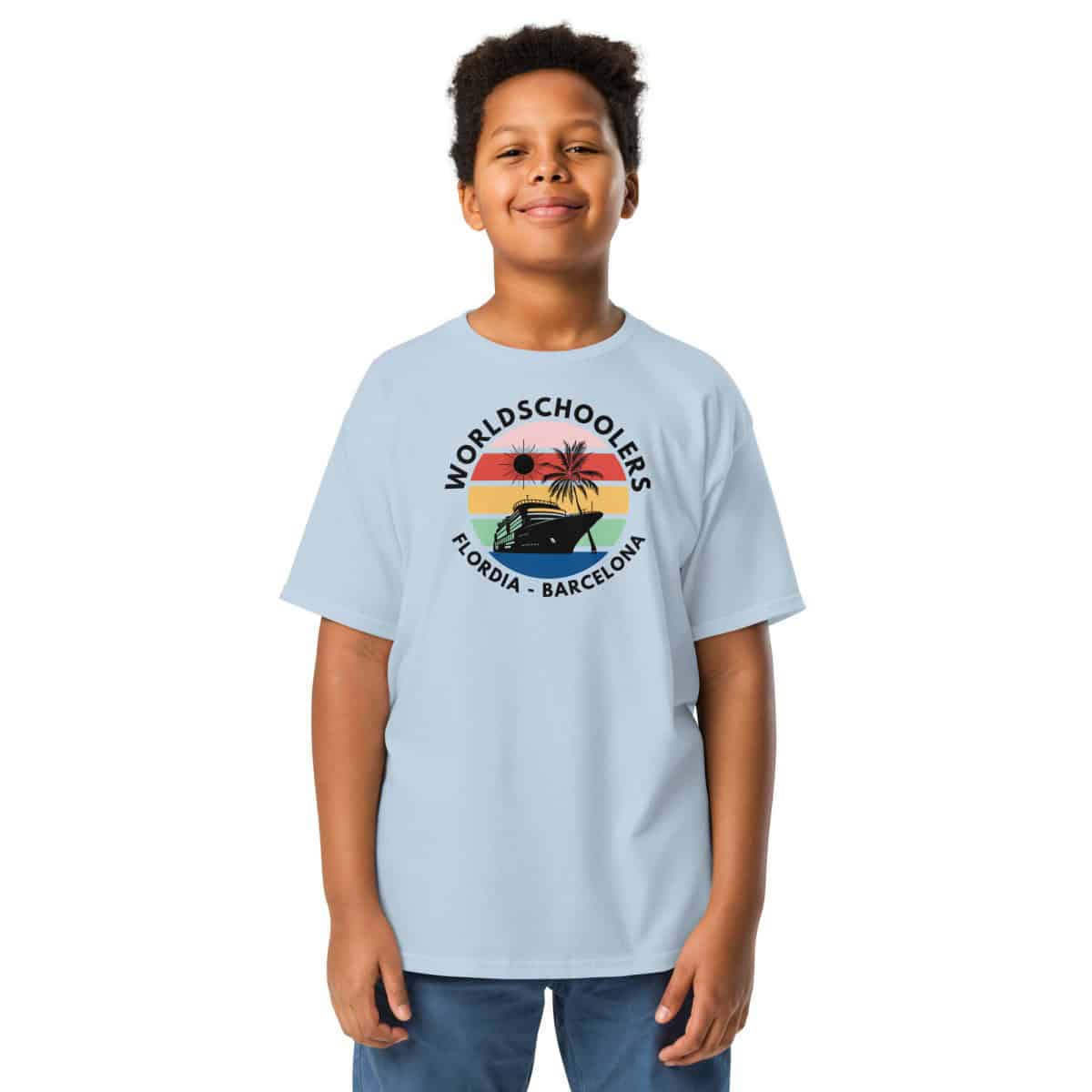 Mardi Gras Transatlantic 2025 | Youth classic tee | Black Font