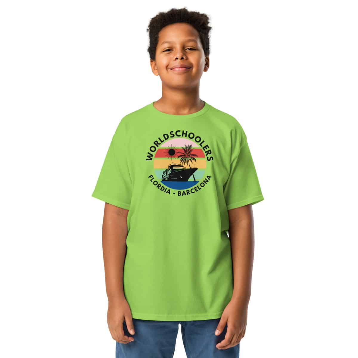 Mardi Gras Transatlantic 2025 | Youth classic tee | Black Font
