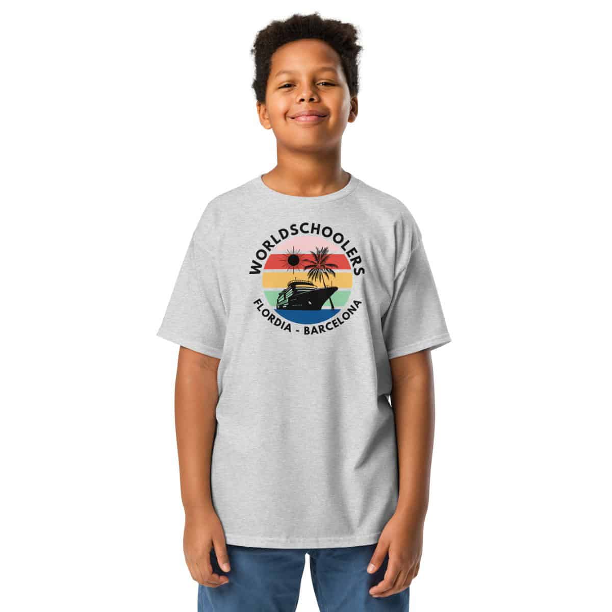 Mardi Gras Transatlantic 2025 | Youth classic tee | Black Font