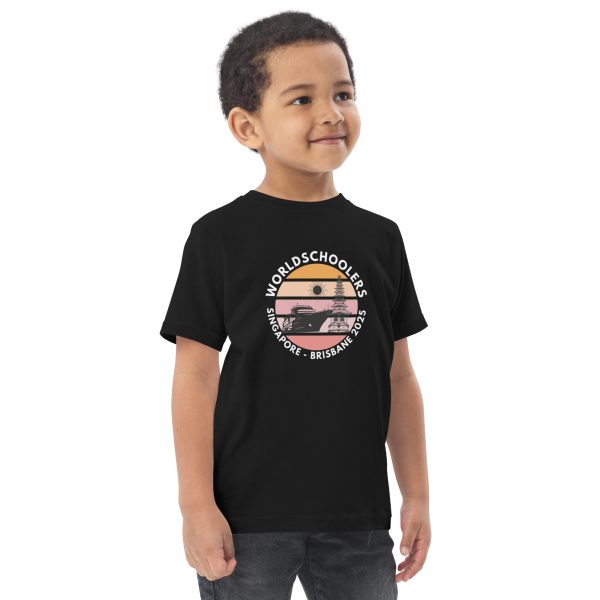 Toddler Jersey T-Shirt | White Font | Singapore - Brisbane 2025