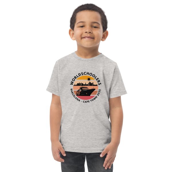 Toddler Jersey T-Shirt | Black Font | Barcelona - Cape Town 2025