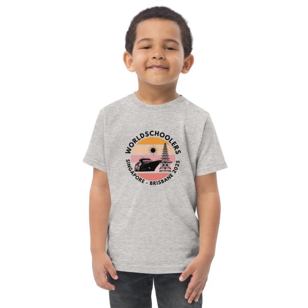 Toddler Jersey T-Shirt | Black Font | Singapore - Brisbane 2025