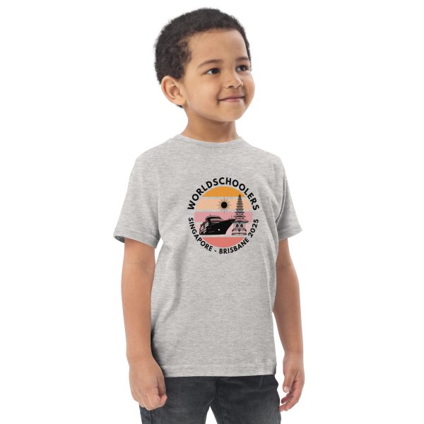Toddler Jersey T-Shirt | Black Font | Singapore - Brisbane 2025