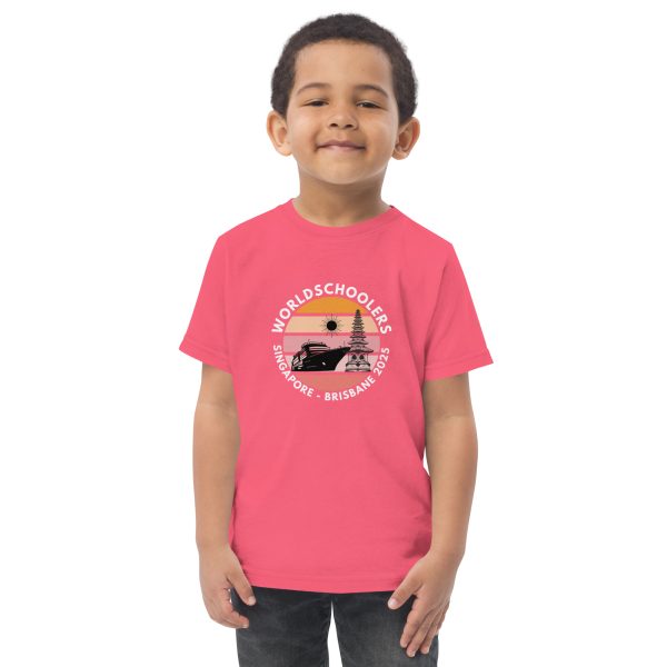 Toddler Jersey T-Shirt | White Font | Singapore - Brisbane 2025
